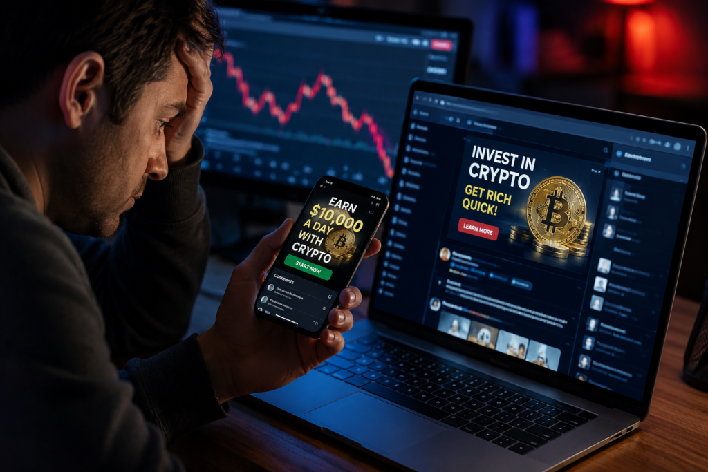Crypto Scam Adverts: 7 Shocking Risks Exposed Online Crypto scam adverts
