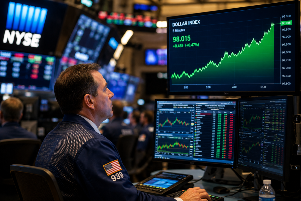 dollar climbs