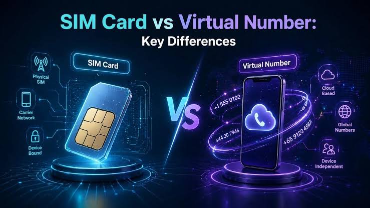 Virtual Numbers vs Real SIM Cards: What Every Developer and Marketer Should Know